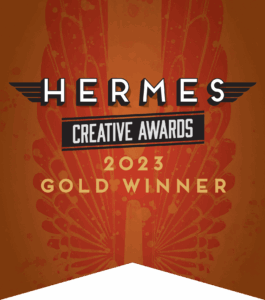 2023 Hermes Creative Awards Gold Winner seal